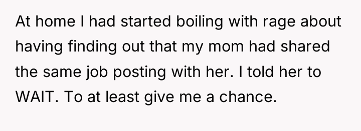 At home I had started boiling with rage about having...