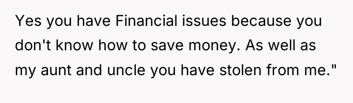 Yes you have Financial issues because you don't know how...