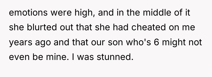 emotions were high, and in the middle of it she...