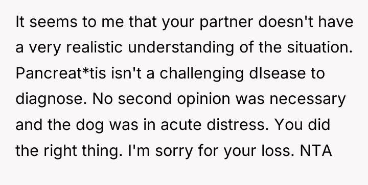 It seems to me that your partner doesn't have a...