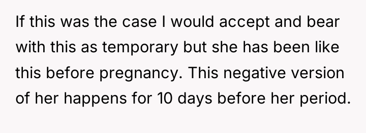 If this was the case I would accept and bear...