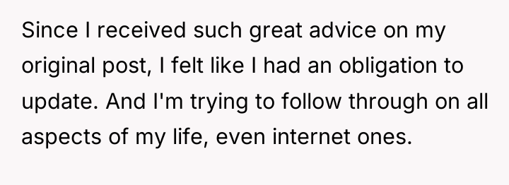 Since I received such great advice on my original post,...