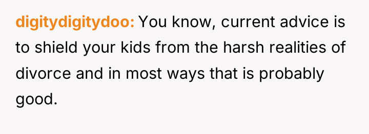digitydigitydoo You know, current advice is to shield your kids...