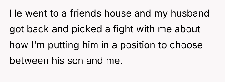 He went to a friends house and my husband got...