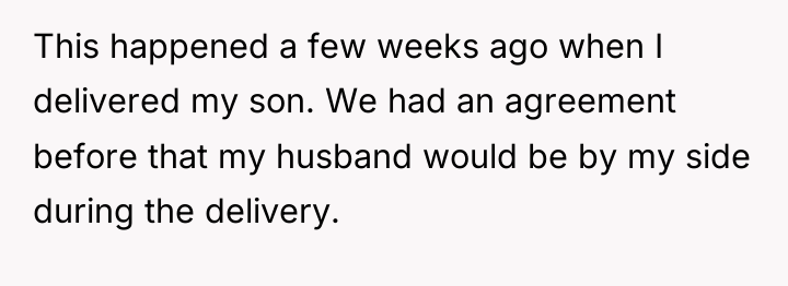 This happened a few weeks ago when I delivered my...