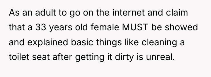 As an adult to go on the internet and claim...