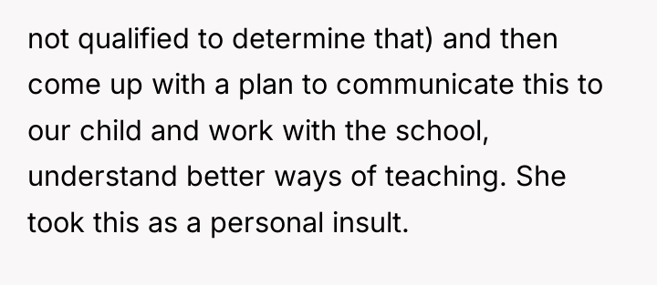 not qualified to determine that) and then come up with...