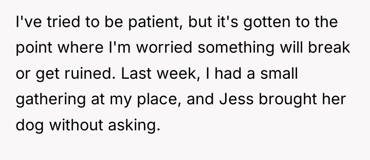 I've tried to be patient, but it's gotten to the...