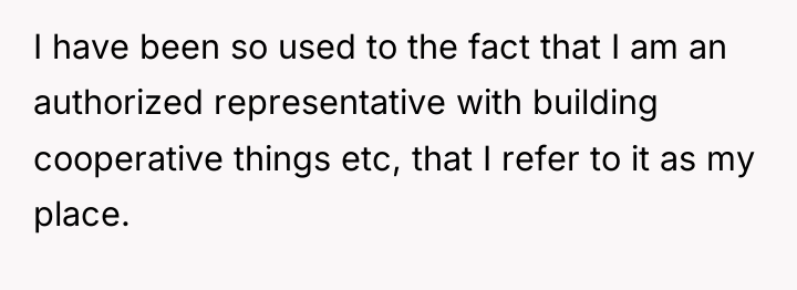 I have been so used to the fact that I...