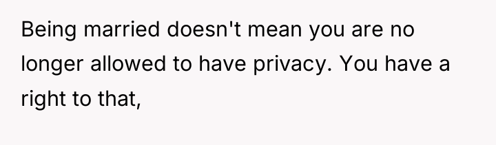 Being married doesn't mean you are no longer allowed to...