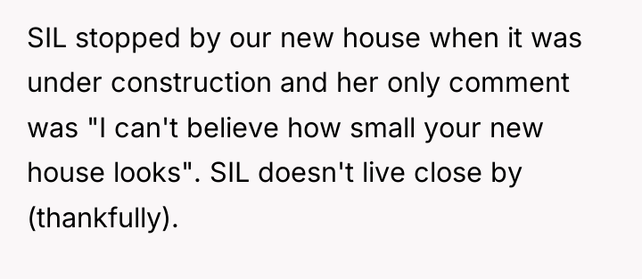 SIL stopped by our new house when it was under...