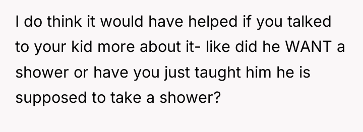 I do think it would have helped if you talked...