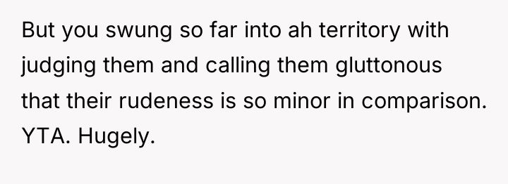 But you swung so far into ah territory with judging...