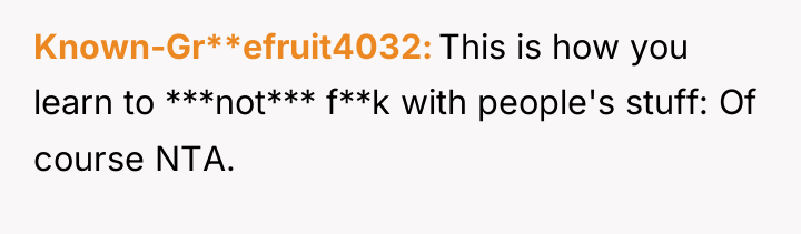 Known-Gr**efruit4032 This is how you learn to ***not*** f**k with...