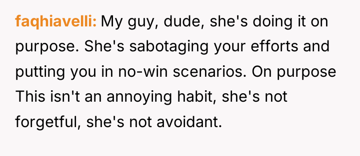 faqhiavelli My guy, dude, she's doing it on purpose. She's...