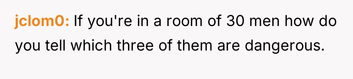 jclom0 If you're in a room of 30 men how...