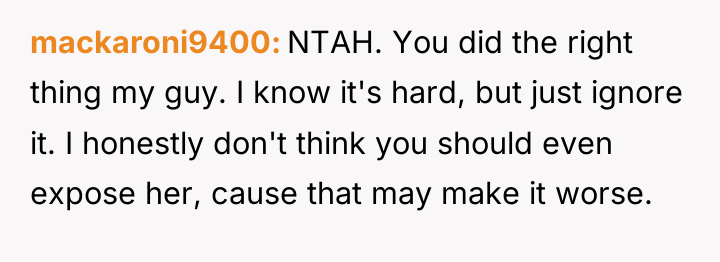 mackaroni9400 NTAH. You did the right thing my guy. I...