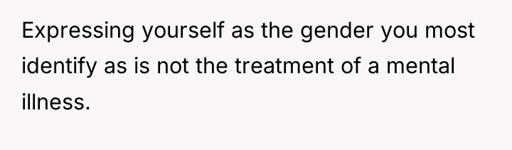 Expressing yourself as the gender you most identify as is...
