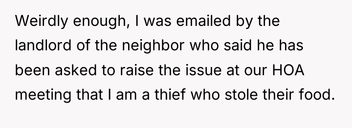 Weirdly enough, I was emailed by the landlord of the...