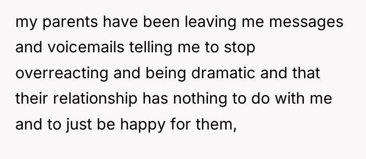 my parents have been leaving me messages and voicemails telling...