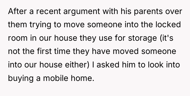 After a recent argument with his parents over them trying...