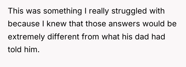 This was something I really struggled with because I knew...