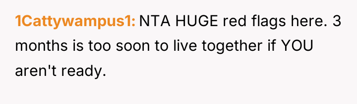 1Cattywampus1 NTA HUGE red flags here. 3 months is too...