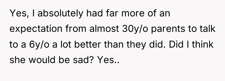 Yes, I absolutely had far more of an expectation from...