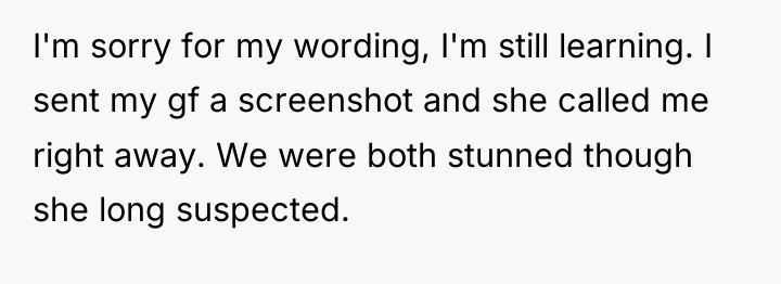 I'm sorry for my wording, I'm still learning. I sent...
