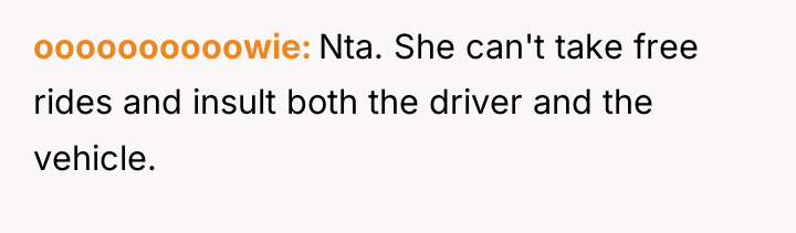 oooooooooowie Nta. She can't take free rides and insult both...