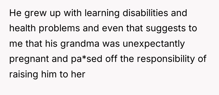 He grew up with learning disabilities and health problems and...