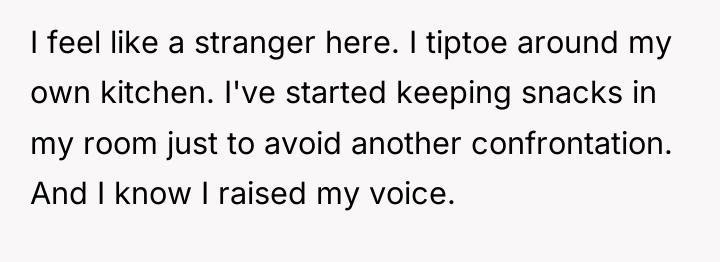 I feel like a stranger here. I tiptoe around my...