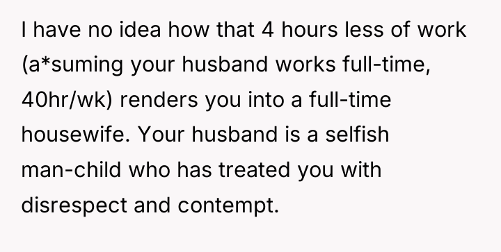 I have no idea how that 4 hours less of...