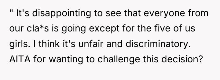 " It's disappointing to see that everyone from our cla*s...