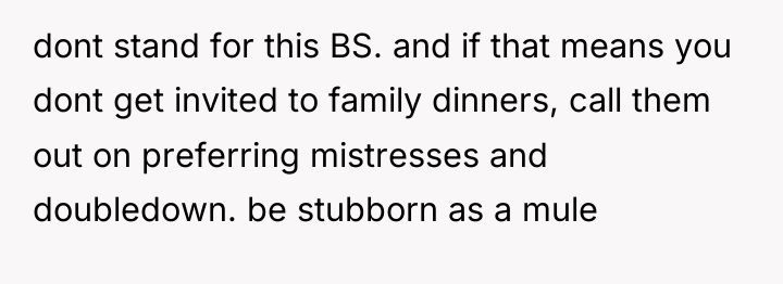 dont stand for this BS. and if that means you...