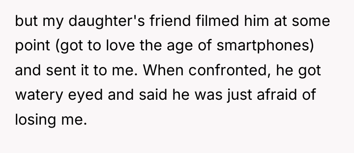 but my daughter's friend filmed him at some point (got...