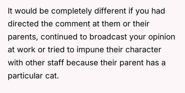 It would be completely different if you had directed the...
