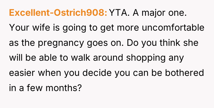 Excellent-Ostrich908 YTA. A major one. Your wife is going to...