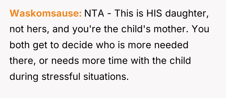 Waskomsause NTA - This is HIS daughter, not hers, and...