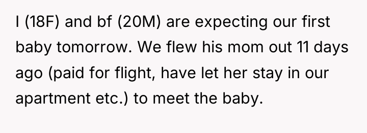 I (18F) and bf (20M) are expecting our first baby...