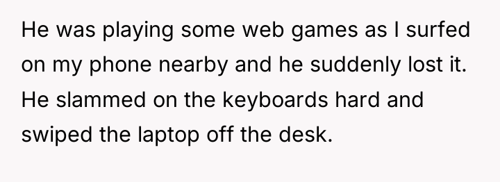 He was playing some web games as I surfed on...