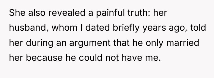 She also revealed a painful truth: her husband, whom I...