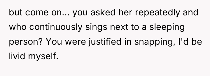 but come on... you asked her repeatedly and who continuously...