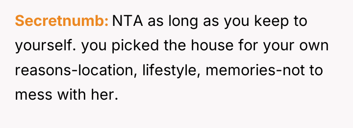 Secretnumb NTA as long as you keep to yourself. you...