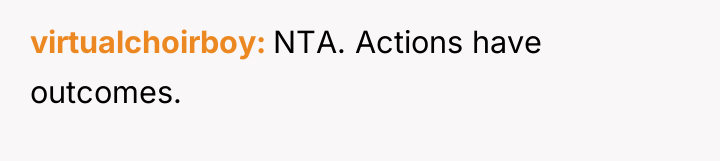 virtualchoirboy NTA. Actions have outcomes.