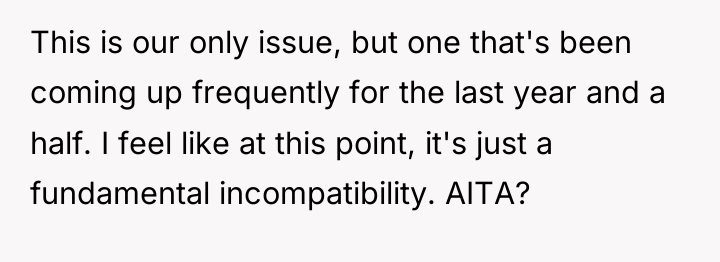 This is our only issue, but one that's been coming...