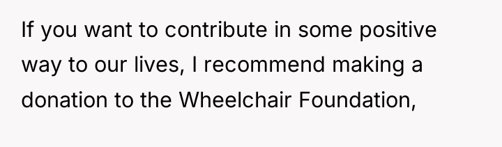 If you want to contribute in some positive way to...