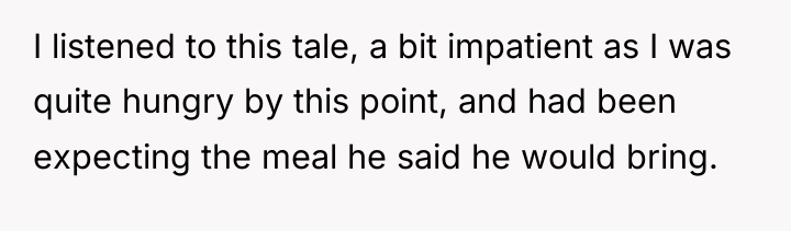 I listened to this tale, a bit impatient as I...