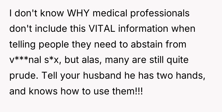 I don't know WHY medical professionals don't include this VITAL...