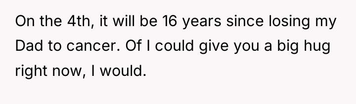 On the 4th, it will be 16 years since losing...